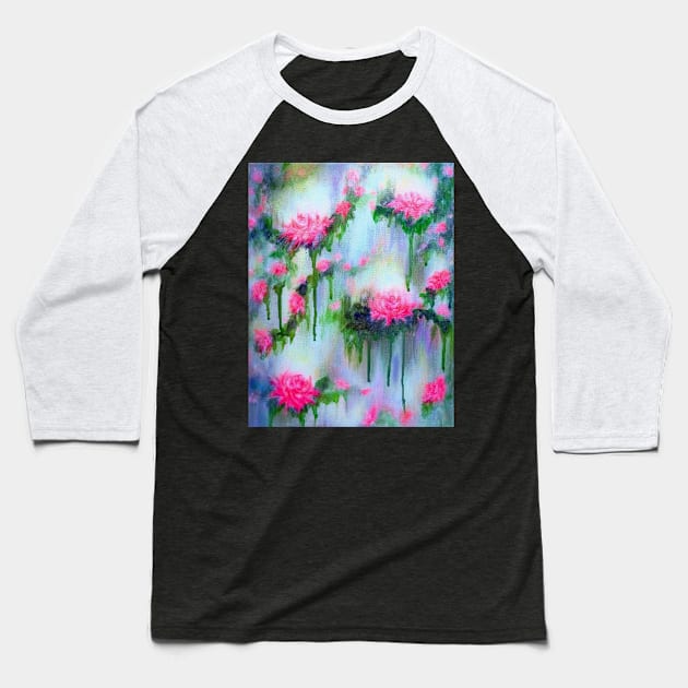 Creeping rose garden Baseball T-Shirt by redwitchart